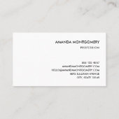 パインリースとホリークリスマス 名刺 (裏面)