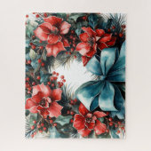 パインリースとホリーフェスティバルクリスマス ジグソーパズル (縦)