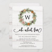 パインリースホワイトウ動揺してィードクリスマスパーティー (正面/裏面)