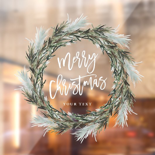 パインリースメリークリスマスホリデー ウィンドウサイン (シート2)