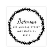 パインリース |差出人住所の手書きスタンプ セルフインキングスタンプ (デザイン)