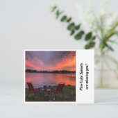 パインレイクサンセットポストカード シーズンポストカード (スタンド正面)