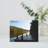 パインレイクミネソタドックサイドポストカード ポストカード (スタンド正面)