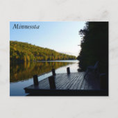 パインレイクミネソタドックサイドポストカード ポストカード (正面)