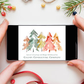 パイン企業のツリーの水色 シーズンカード