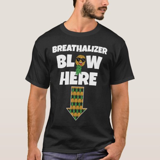 パイン吹オンのスイングを逆にする呼吸器 Tシャツ (正面)