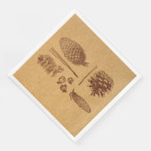 パイン図解入りの、写真付きのコーンヴィンテージピネコーンアート (コーナー)