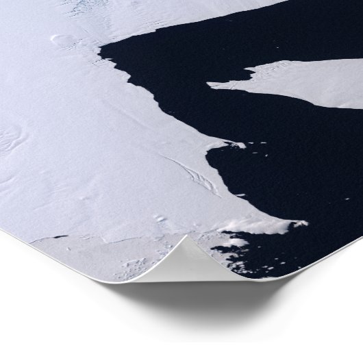 パイン島氷河 ポスター (角)