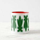 パイン彗星11oz.マグカップ – 赤 ツートーンマグカップ (中央)