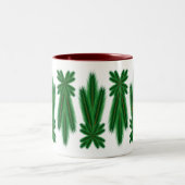 パイン彗星11oz.マグ – マルーン ツートーンマグカップ (中央)