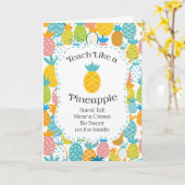 パイン教えゴの感謝のように カード (黄色い花)