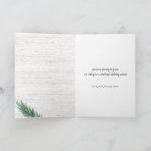 パイン素朴ウォッシュウッドホリデーコラージュ シーズンカード (内部)