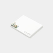 パイン素朴ウッズウォーターカラーキャンピングマウンテンキャンプ ポストイット (アングル)