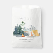 パイン素朴ウッズキャンピングマウンテンブライダルシャワー フェイバーバッグ (正面)