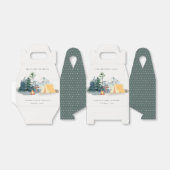 パイン素朴ウッズキャンピングマウンテンベビーシャワー フェイバーボックス (折り畳みなし)