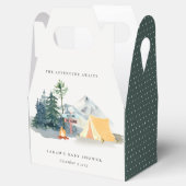 パイン素朴ウッズキャンピングマウンテンベビーシャワー フェイバーボックス (オープン)