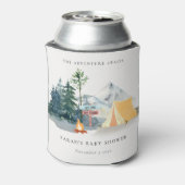 パイン素朴ウッズキャンピングマウンテンベビーシャワー 缶クーラー (缶裏面)