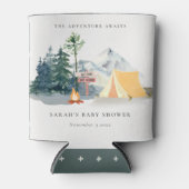 パイン素朴ウッズキャンピングマウンテンベビーシャワー 缶クーラー (正面)