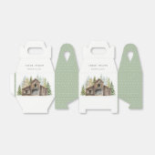 パイン素朴エレガントウッズフォレスト納屋周囲の庭結婚ズ フェイバーボックス (折り畳みなし)