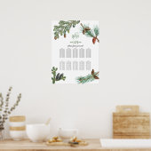 パイン素朴グの結婚座席表 ポスター (キッチン)