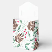 パイン素朴コーンとベリー結婚式の引き出物ボックス フェイバーボックス (オープン)