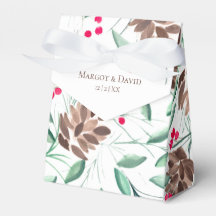 パイン素朴コーンとベリー結婚式の引き出物ボックス