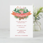 パイン素朴コーンとfirホリデーパーティー シーズンカード (スタンド正面)