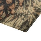 パイン素朴コーンデザイン カッティングボード (角)