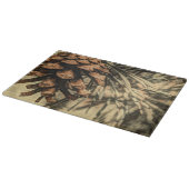 パイン素朴コーンデザイン カッティングボード (角)