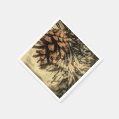 パイン素朴コーンデザイン スタンダードカクテルナプキン (角)