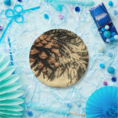 パイン素朴コーンデザイン ペーパープレート (パーティー)