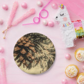 パイン素朴コーンデザイン ペーパープレート (パーティー)