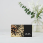 パイン素朴コーンデザイン 名刺 (スタンド正面)