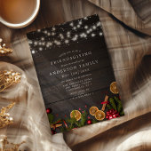 パイン素朴シナモンオレンジスライスのフレンドリー 招待状