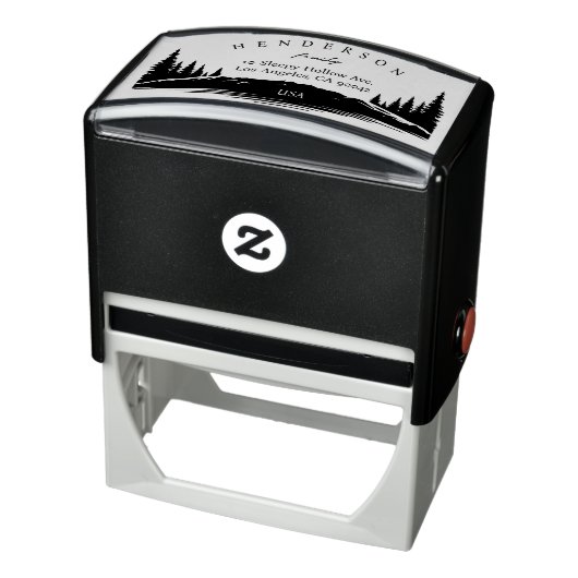 パイン素朴ズエレガントファミリー差出人住所 セルフインキングスタンプ (商品)