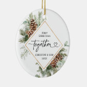 パイン素朴ズ初めてのクリスマス一緒にオーナメント セラミックオーナメント (右)