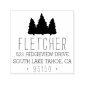 パイン素朴ズ差出人住所 セルフインキングスタンプ (デザイン)