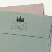 パイン素朴ズ差出人住所 セルフインキングスタンプ