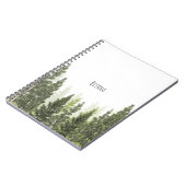 パイン素朴ツリーズシンプルカントリー ノートブック (左側)