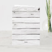 パイン素朴ツリーズハッピーバースデー カード (裏面)