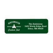 パイン素朴ツリーズレイクハウスキャビンファミリー懇親会 ラベル (正面)