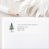 パイン素朴ツリーファミリー ラベル (インサイチュ)