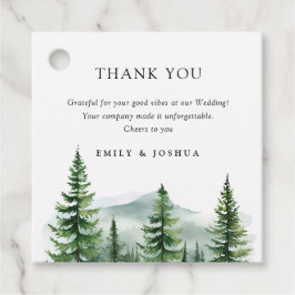 パイン素朴ツリーフォレ結婚スト フェイバータグ