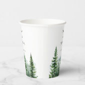 パイン素朴ツリーフォレ結婚スト 紙コップ (右)