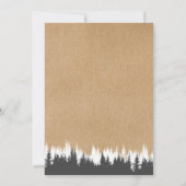 パイン素朴ツリー&ストリングライツフォレ結婚スト 招待状 (裏面)