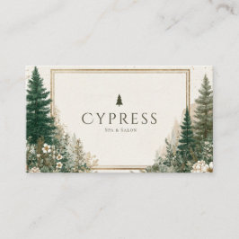 パイン素朴フォレストウィンターウッドランド 名刺