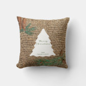 パイン素朴フォレストクリスマスツリー クッション (正面)