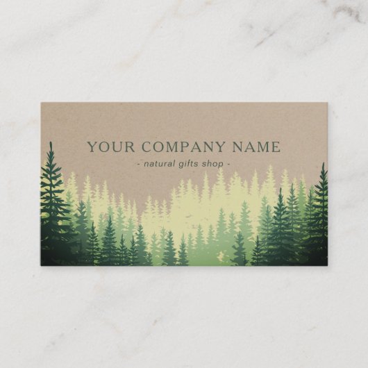 パイン素朴フォレストロフェイクゴ 名刺 (正面)