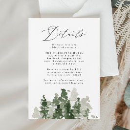 パイン素朴フォレ結婚ス詳細エンクロージャカード エンクロージャーカード