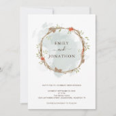 パイン素朴ベリークリスマス結婚ズ 招待状 (正面)